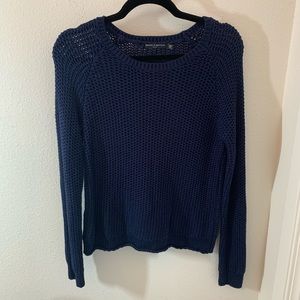 Brandy Melville Navy Chunky Knit Sweater